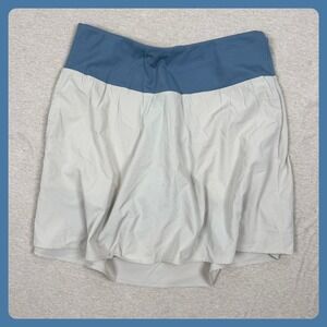Aventura Skort Women's Tan‎ Blue Athletic Skirt Shorts Tennis Golf Hiking